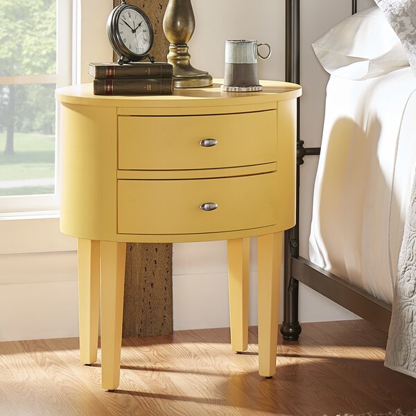 Canterbury End Table With Storage  By Three Posts